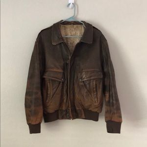 Vintage Peter England Leather Jacket